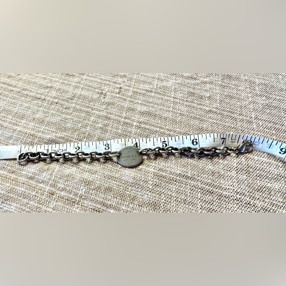 Tiffany & Co. Silver Chain bracelet - Picture 2 of 3
